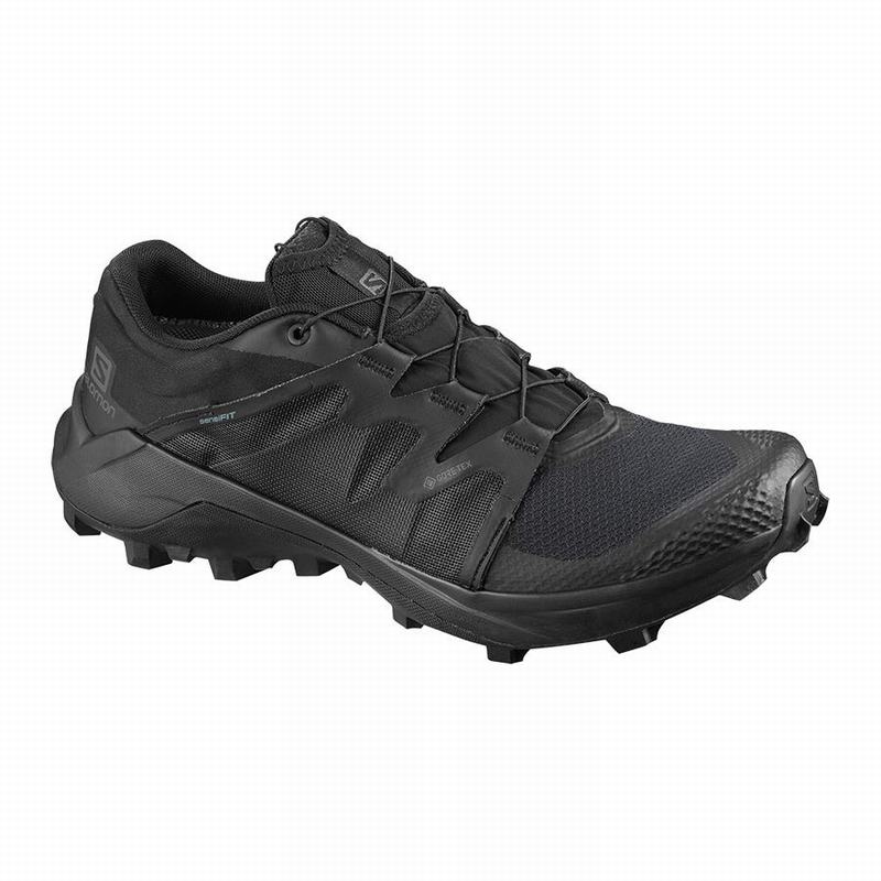 Buty Do Biegania W Terenie Męskie Salomon WILDCROSS GTX - Czarne - Polska (150-QRGCTZ)